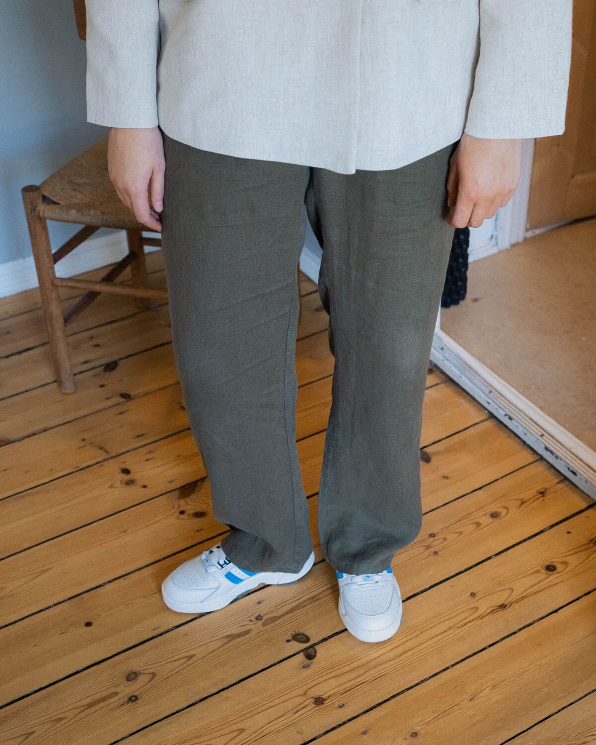 Eik Linen Pant - Army Online