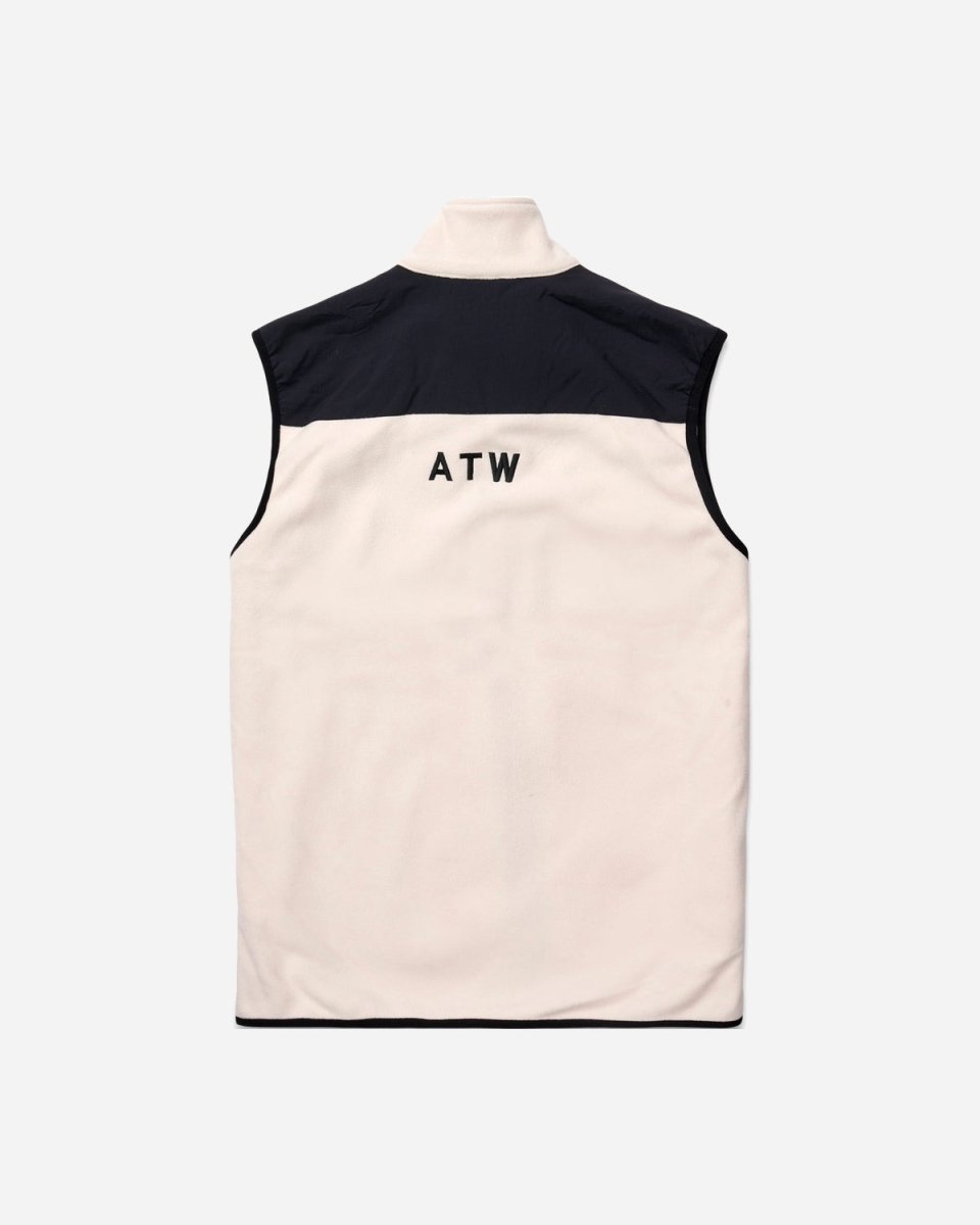 Halo Blocked Fleece Vest - Silver Birch