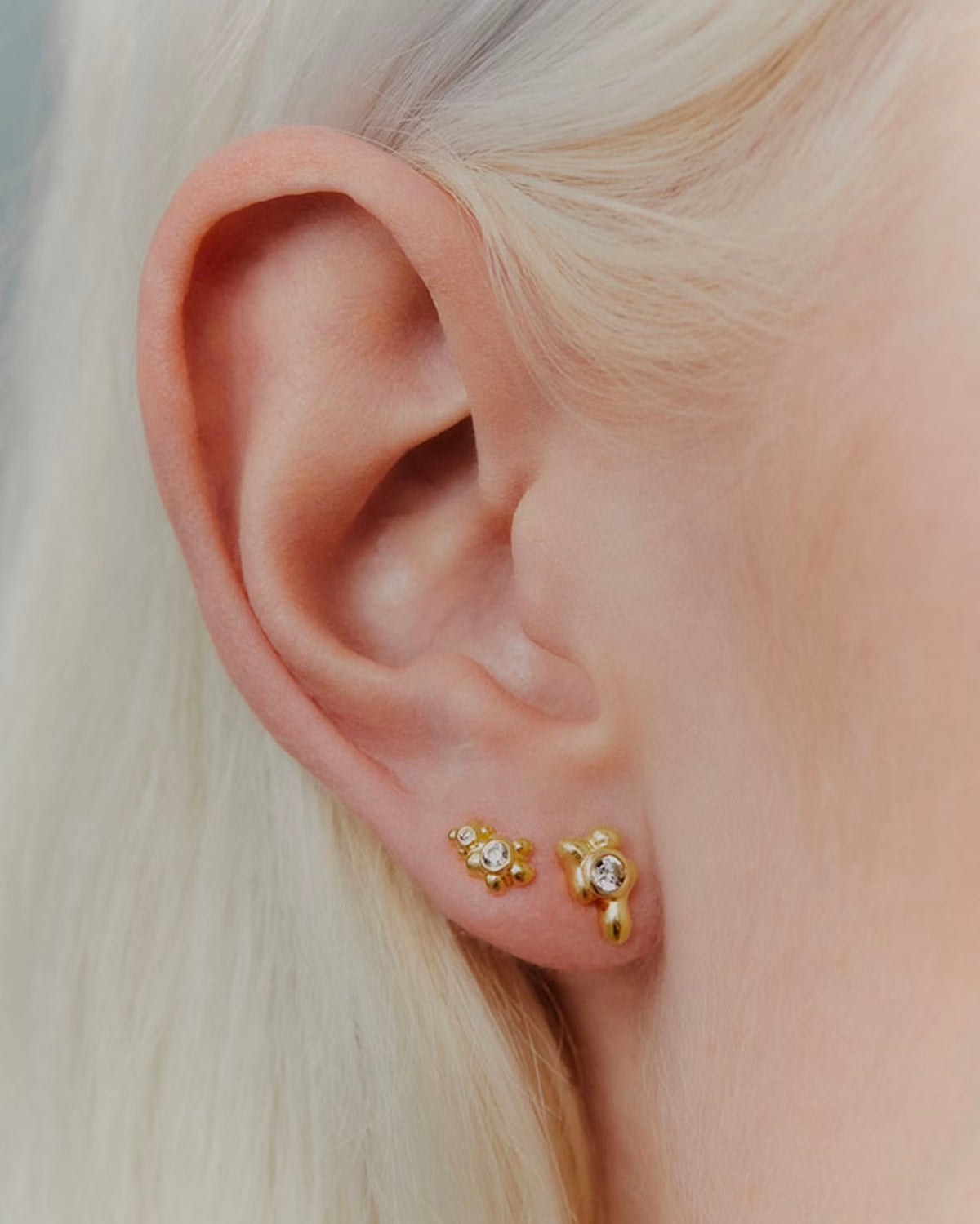 Iris Stud Gold - OS